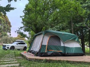 放暑假小迎露营_速开帐篷自热餐，安全无痕享受自然