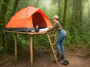 女生一个人在外面露营安全吗_22岁女孩南太行失联，因自信缺装备，悲剧警示户外探险安全